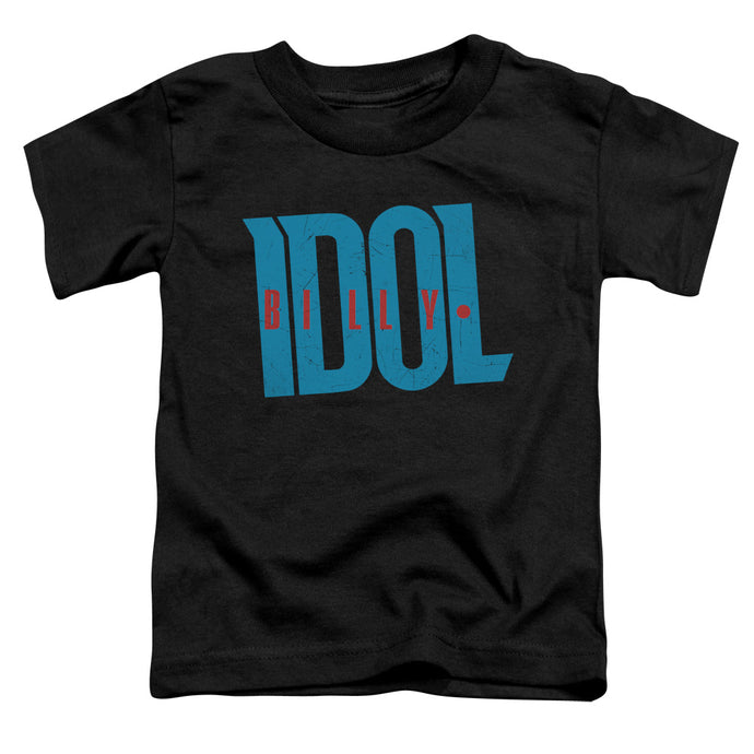 Billy Idol Logo Toddler Kids Youth T Shirt Black