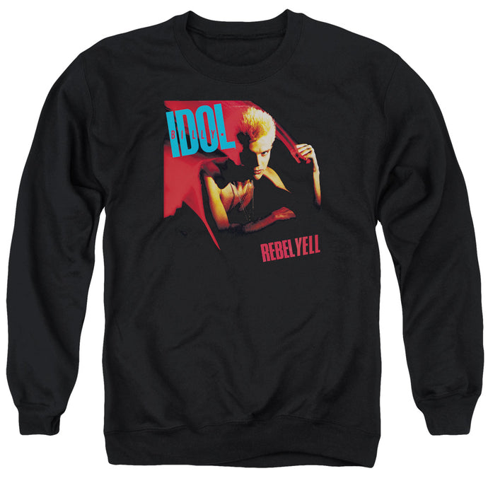Billy Idol Rebel Yell Mens Crewneck Sweatshirt Black