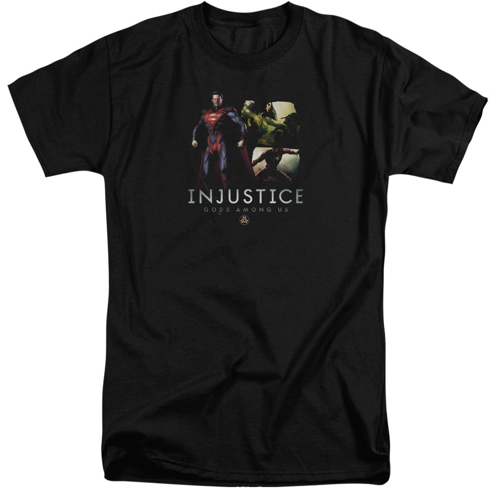 Injustice Gods Among Us Supermans Revenge Mens Tall T Shirt Black Officially Licensed