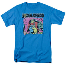 Load image into Gallery viewer, Judge Dredd Fenced Mens T Shirt Turquoise