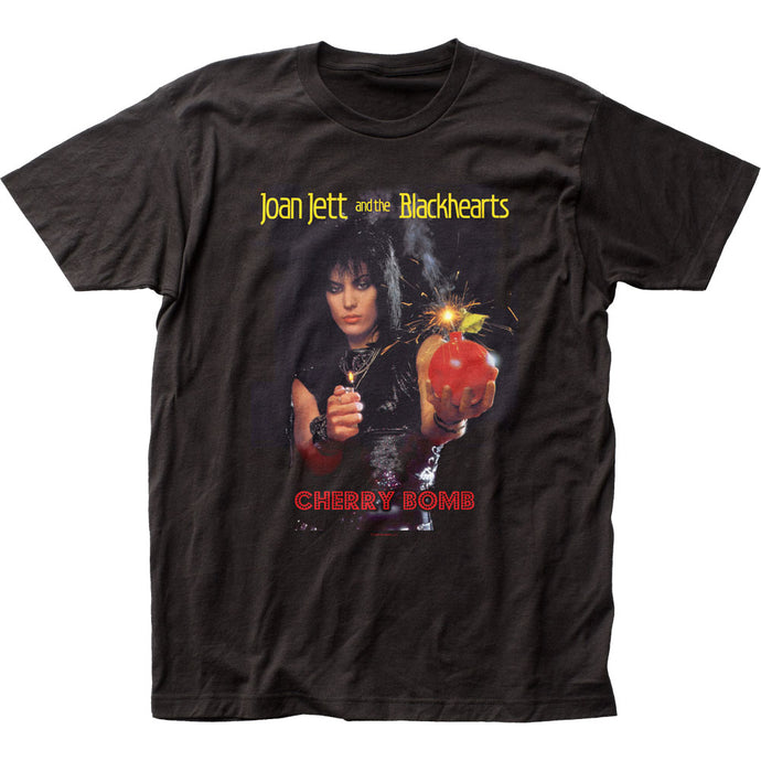 Joan Jett Cherry Bomb Mens T Shirt Black