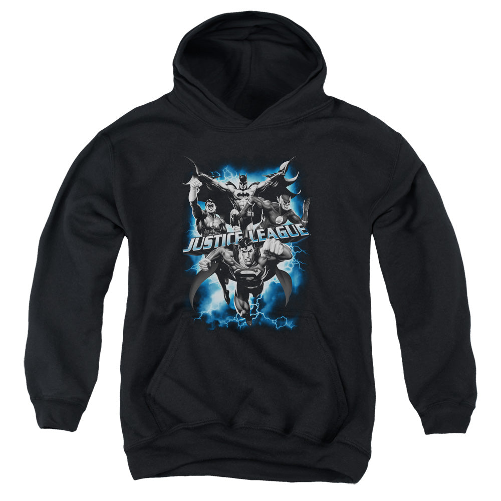 Justice League Justice Storm Kids Youth Hoodie Black