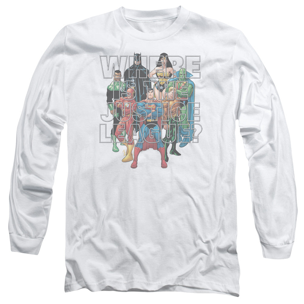 Justice League Classified #1 Cover Mens Long Sleeve Shirt White
