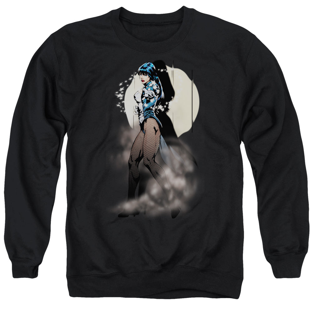 Justice League Zatanna Illusion Mens Crewneck Sweatshirt Black
