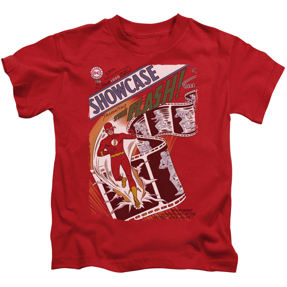 Justice League Showcase #4 Cover Juvenile Kids Youth T Shirt Red