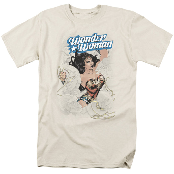 Justice League Wonder Woman #14 Cover Mens T Shirt Cream