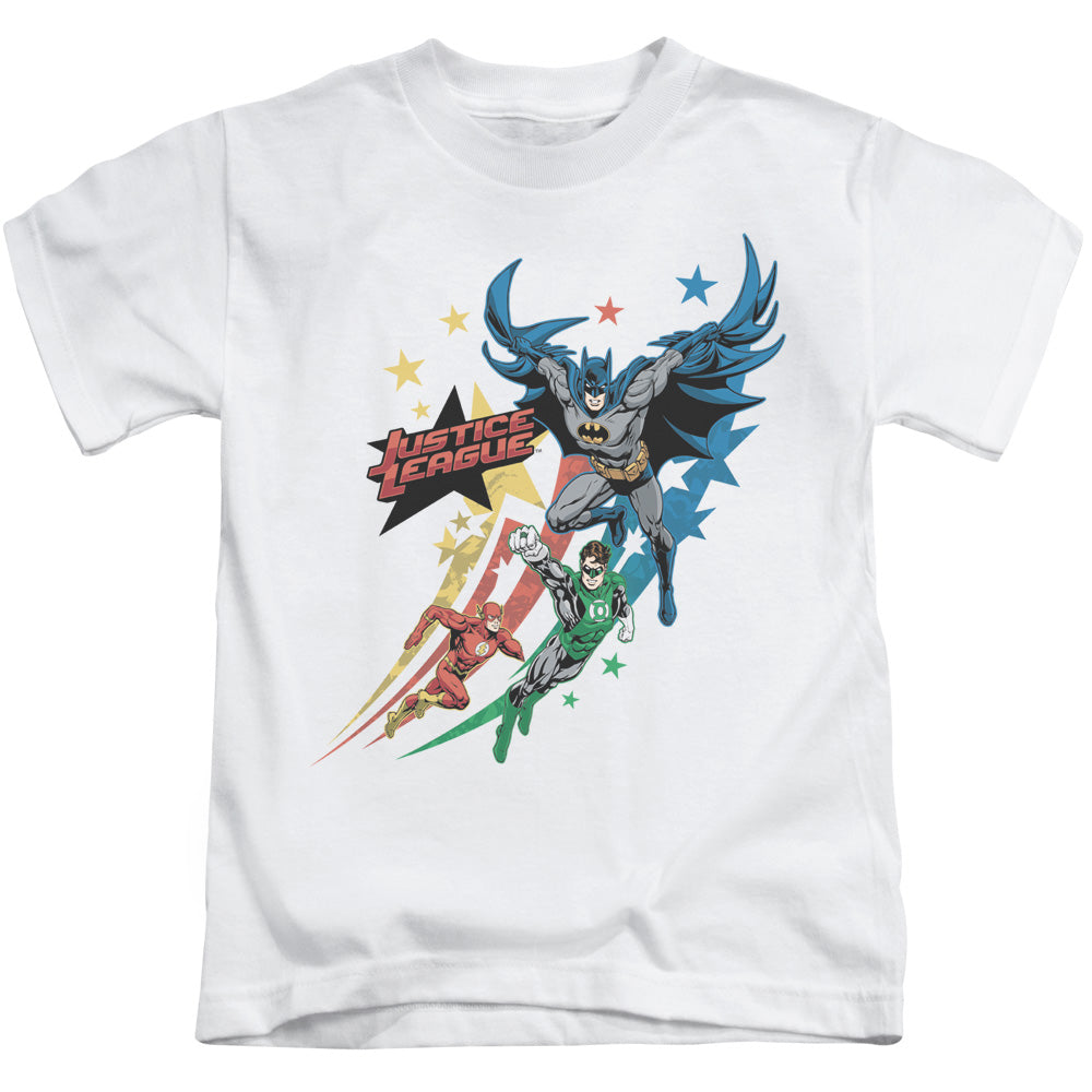 Justice League Allegiance Juvenile Kids Youth T Shirt White