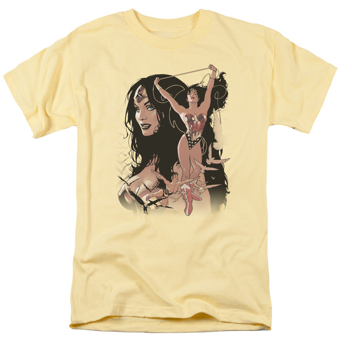 Justice League Wonder Woman #150 Cover Mens T Shirt Yellow