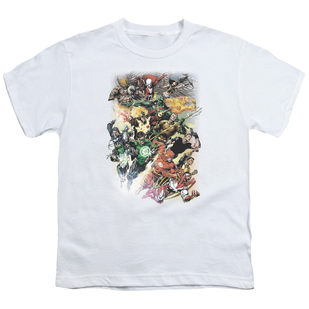 Justice League Brightest Day #0 Kids Youth T Shirt White