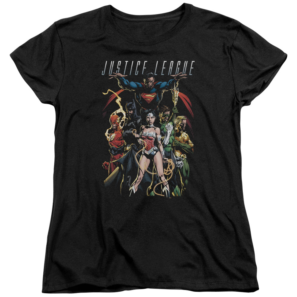 Justice League Dark Days Womens T Shirt Black