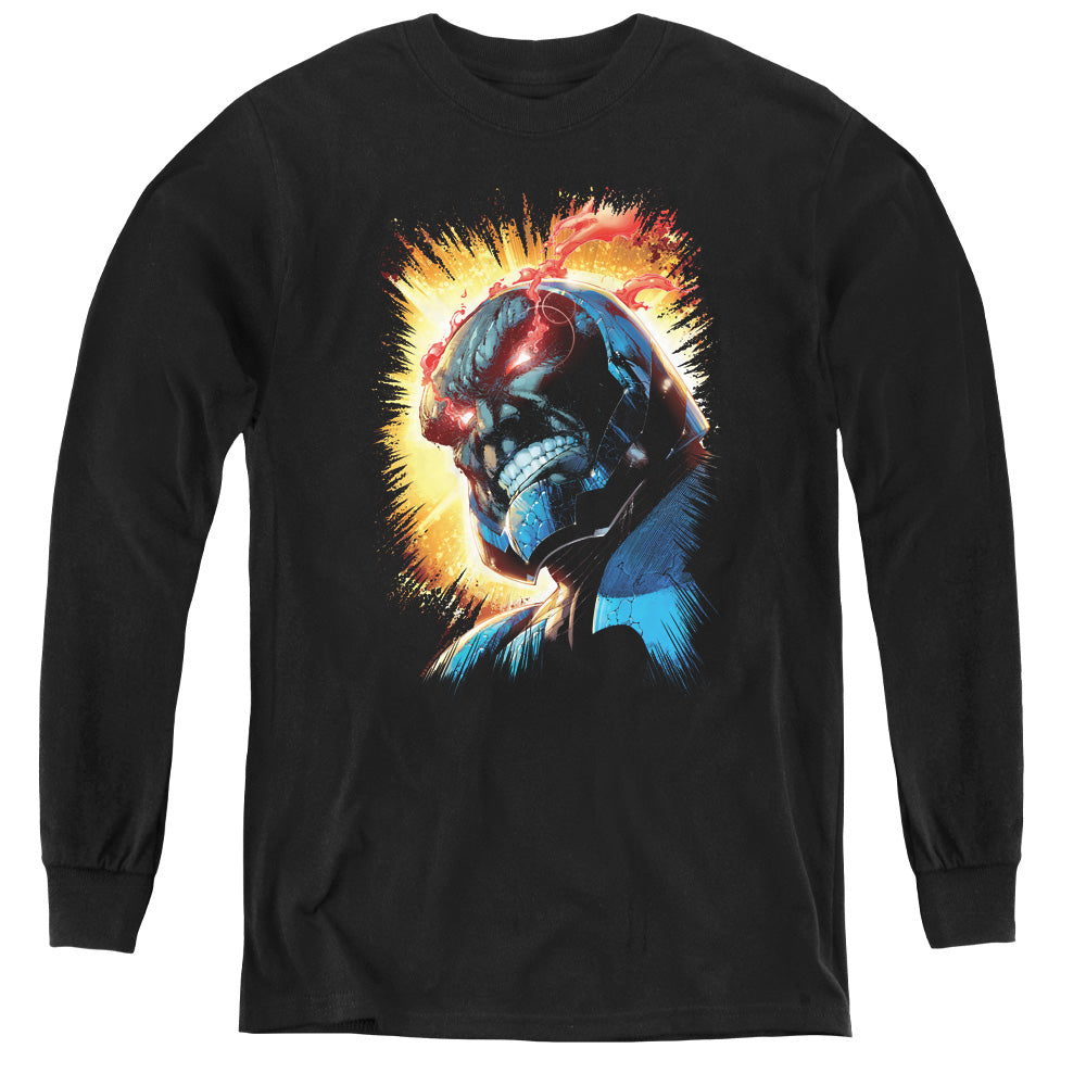 Justice League Darkseid is Long Sleeve Kids Youth T Shirt Black