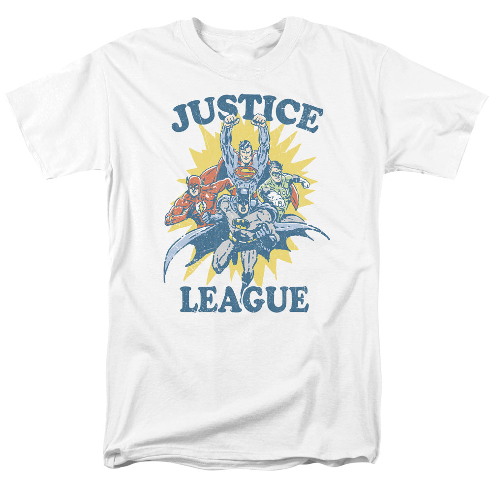 Justice League Lets Do This Mens T Shirt White