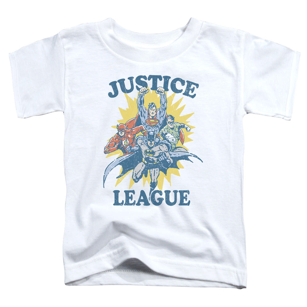 Justice League Lets Do This Toddler Kids Youth T Shirt White