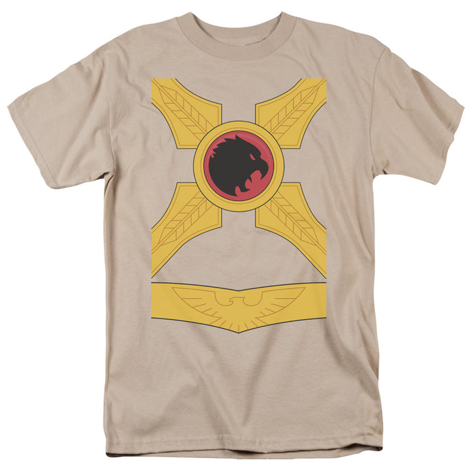 Justice League Hawkman Mens T Shirt Sand