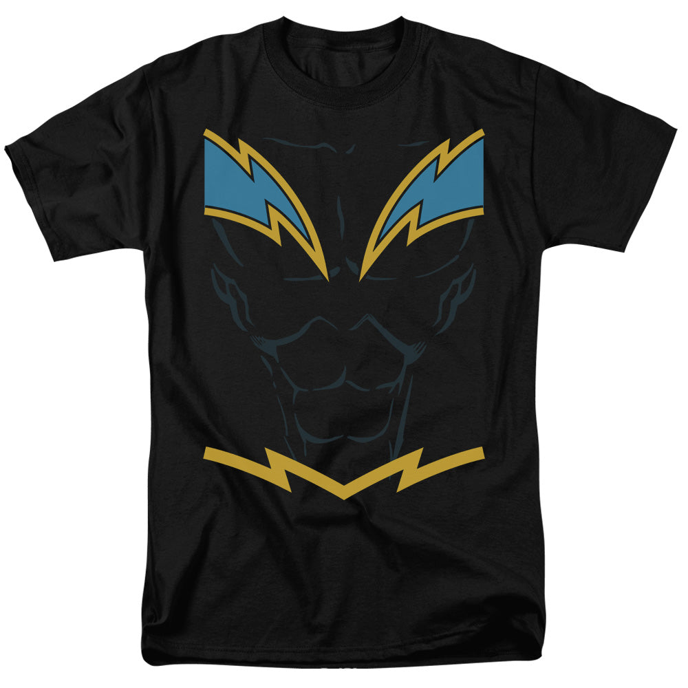 Justice League Black Lightning Mens T Shirt Black