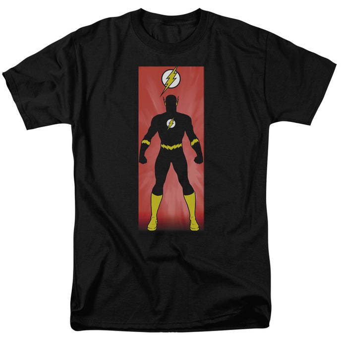 Justice League Flash Block Mens T Shirt Black