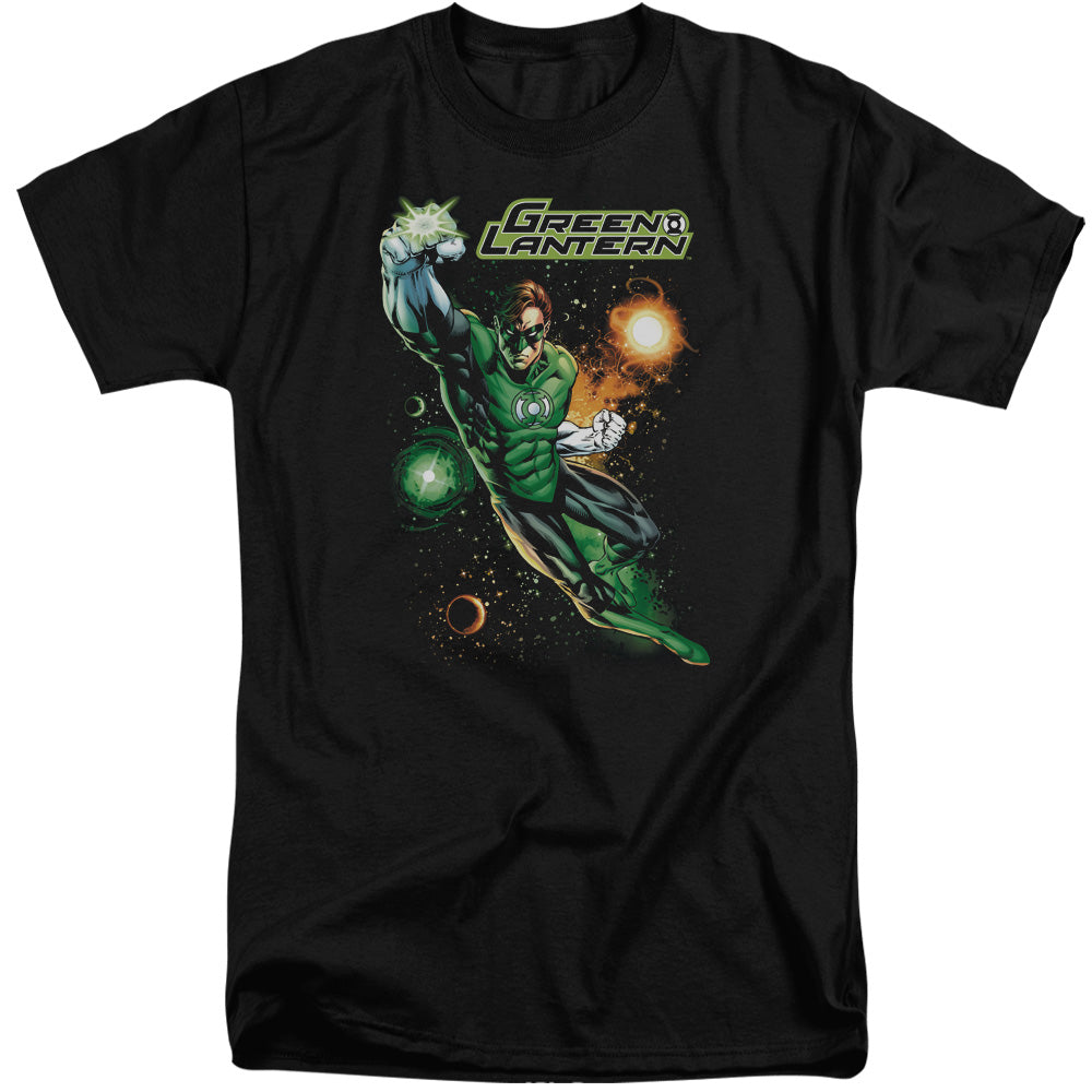 Justice League Of America Galactic Guardian Mens Tall T Shirt Black Officially Licensed