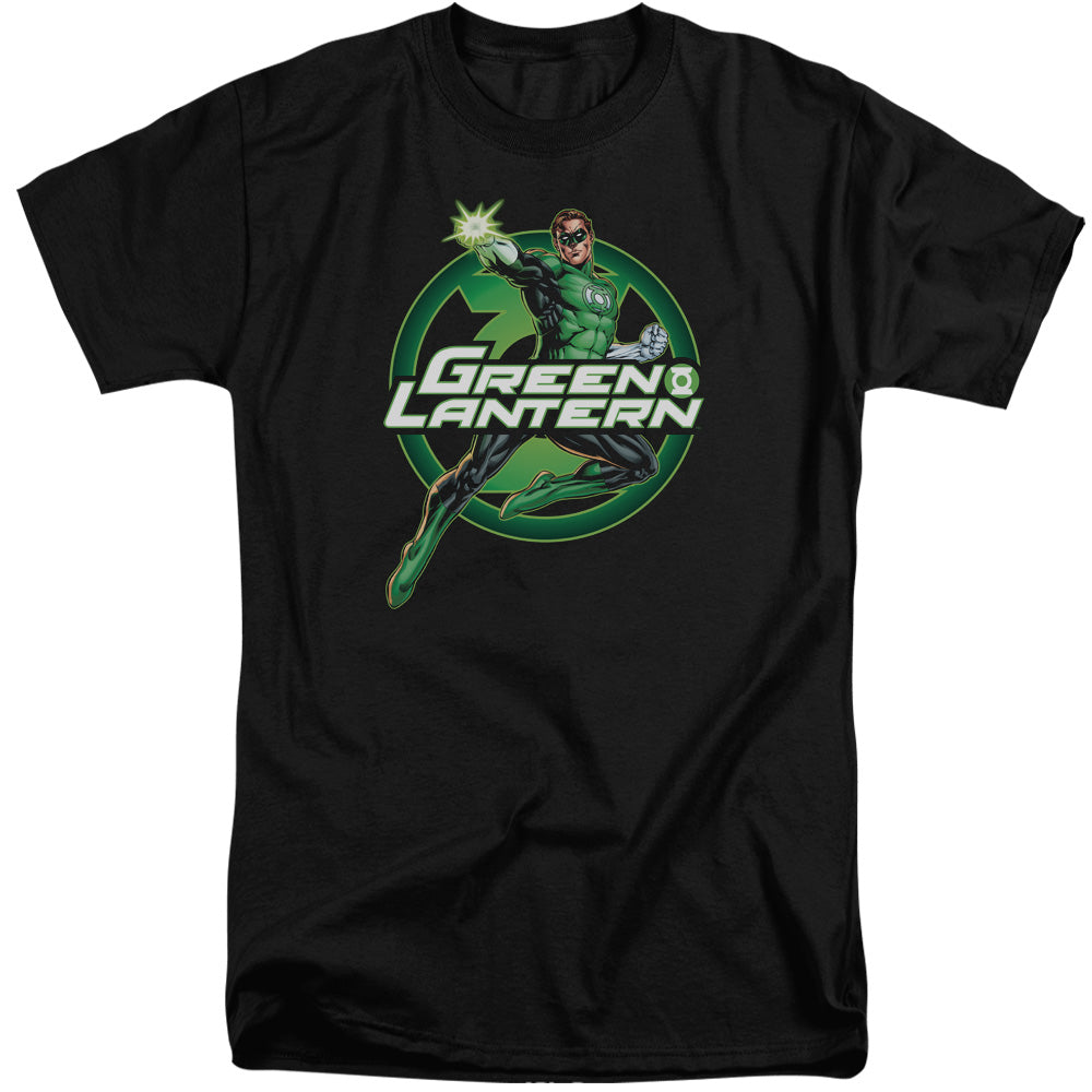 Justice League Of America Lantern Glow Mens Tall T Shirt Black Officially Licensed