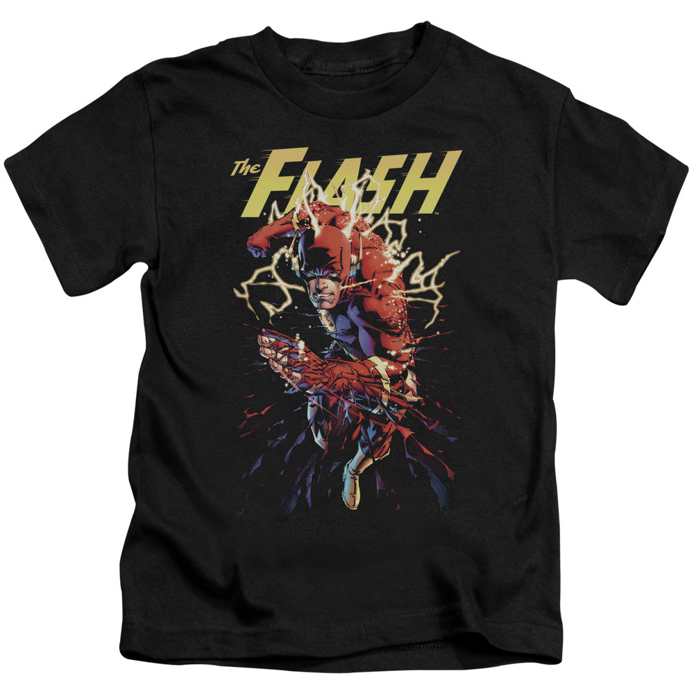 Justice League Ripping Apart Juvenile Kids Youth T Shirt Black