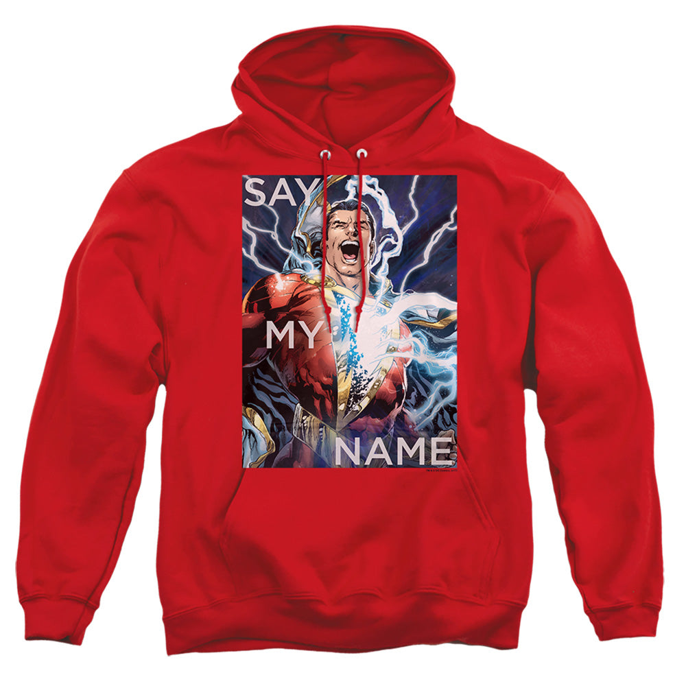 Justice League Of America Say My Name Mens Hoodie Red Officially Licensed
