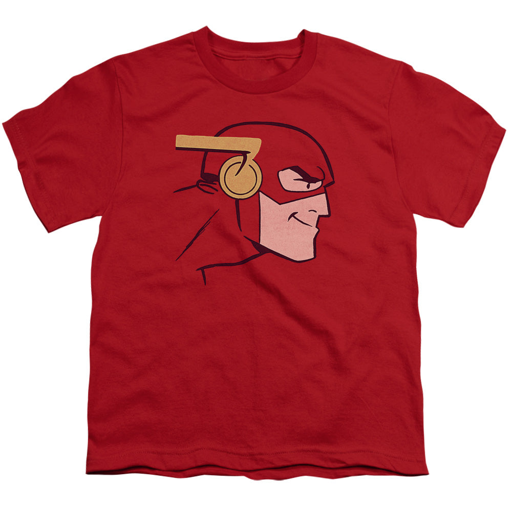 Justice League Cooke Head Kids Youth T Shirt Red
