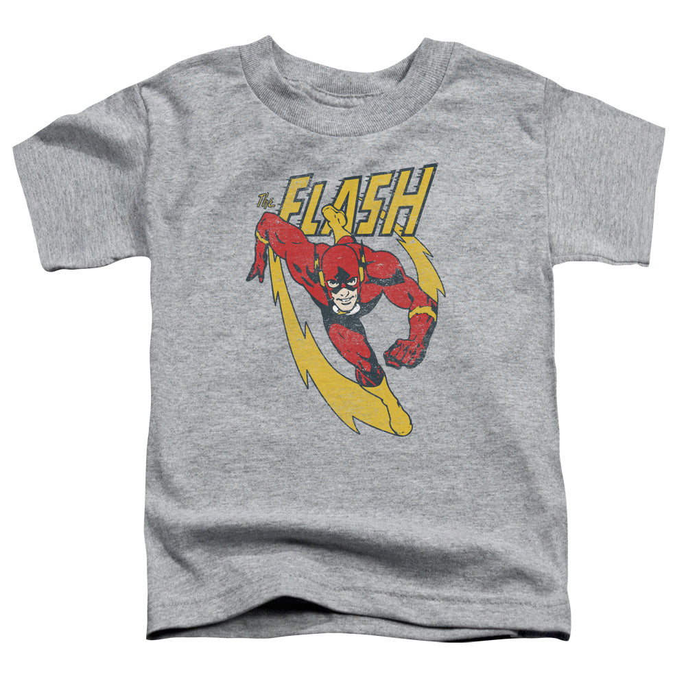 Justice League Lightning Trail Toddler Kids Youth T Shirt Athletic Heather