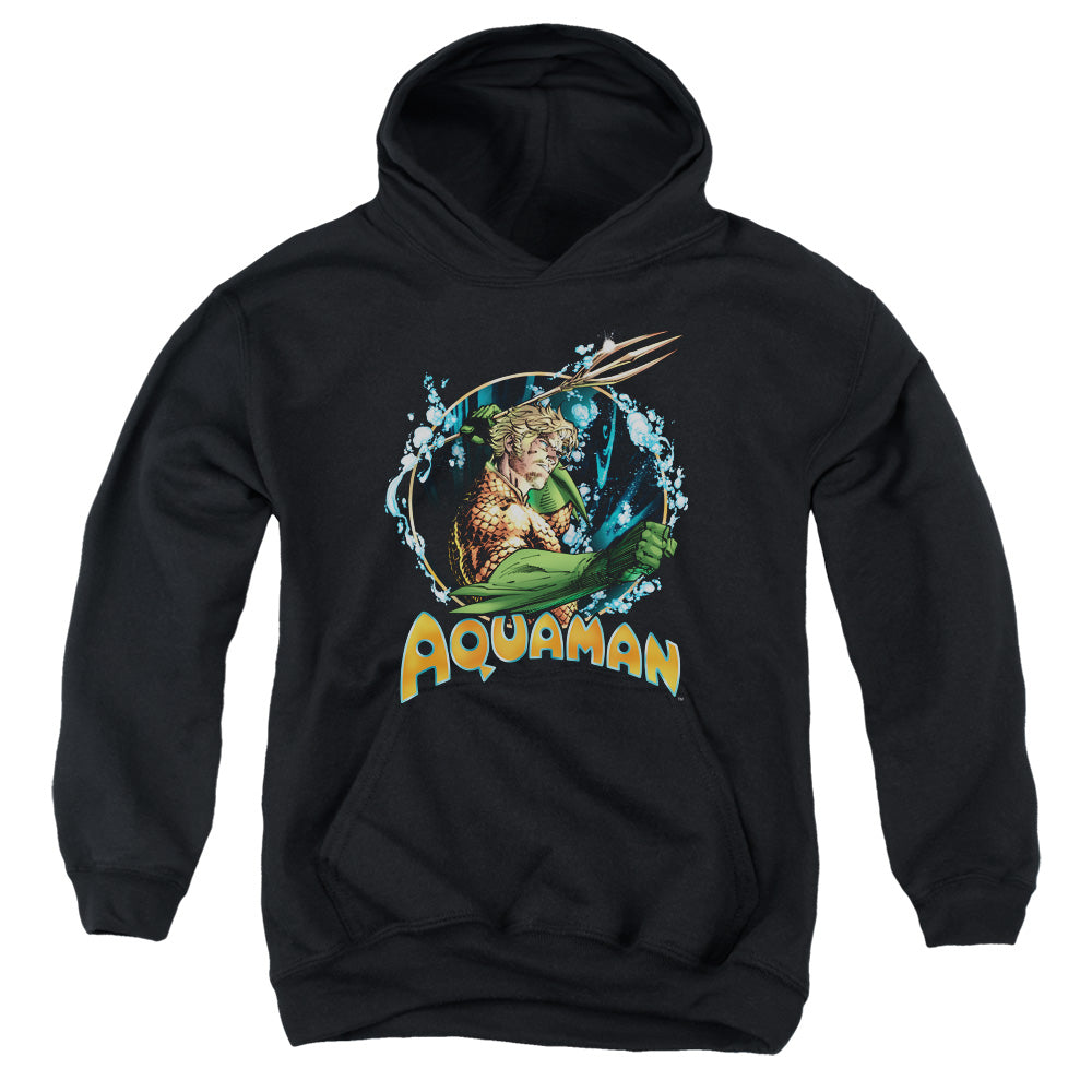 Justice League Ruler of the Seas Kids Youth Hoodie Black