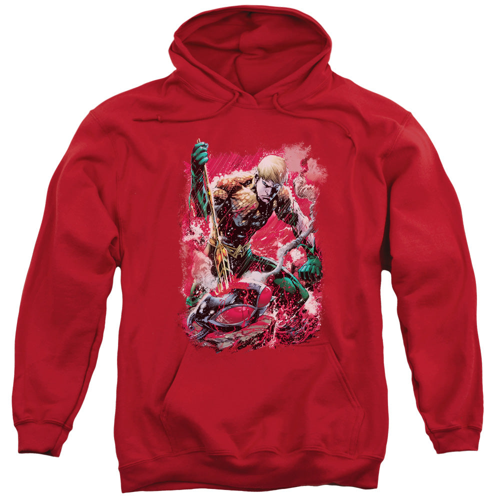 Justice League Finished Mens Hoodie Red