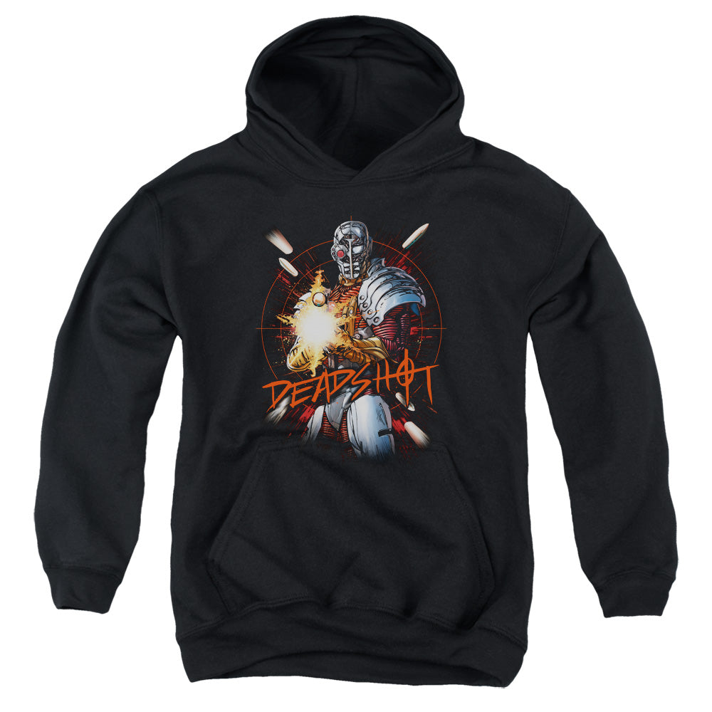 Justice League Deadshot Kids Youth Hoodie Black