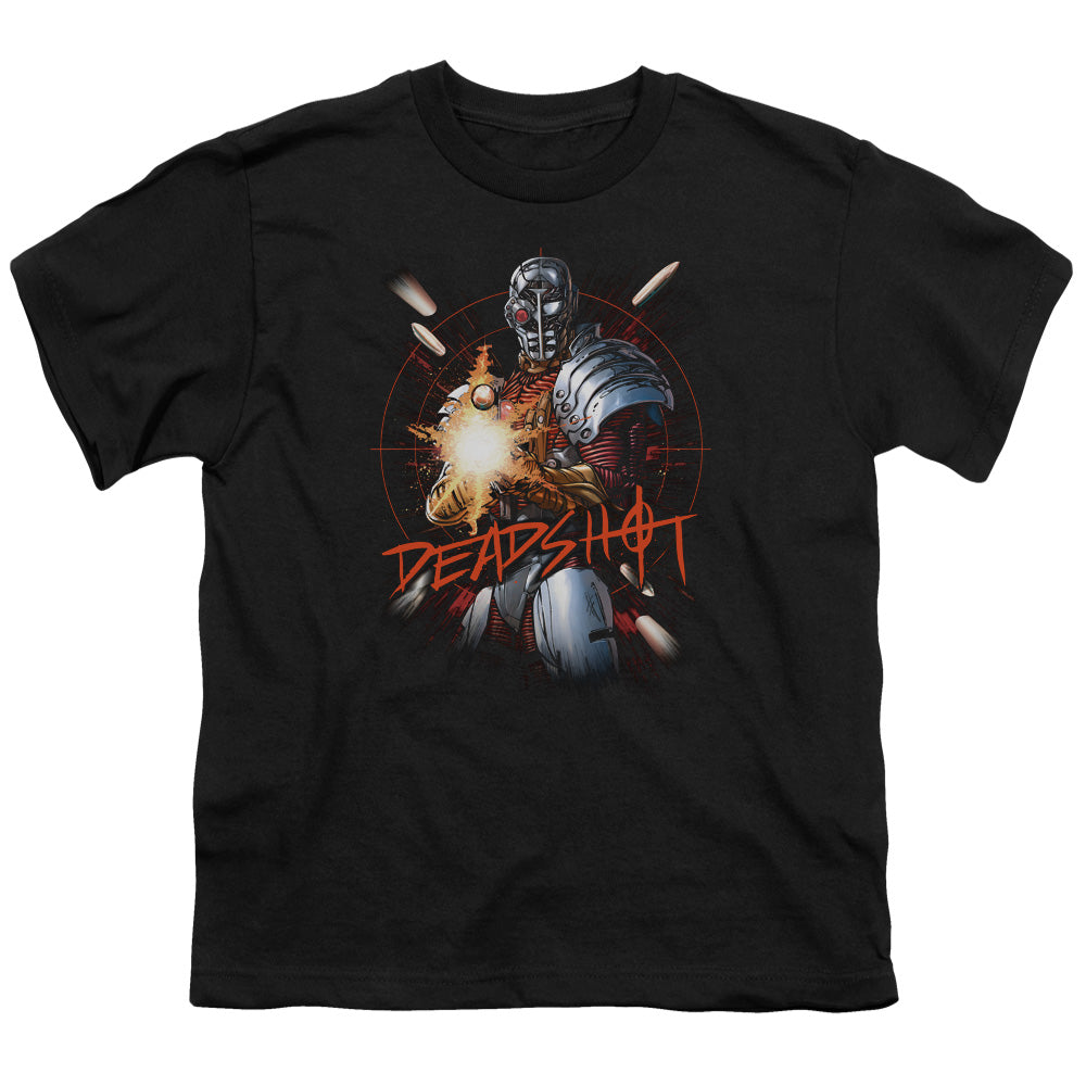 Justice League Deadshot Kids Youth T Shirt Black