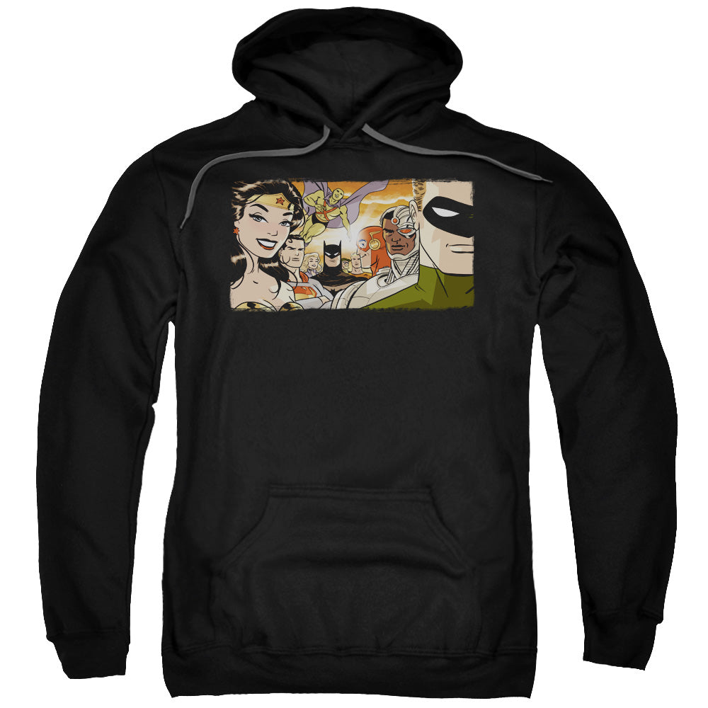 Justice League Cinematic League Mens Hoodie Black