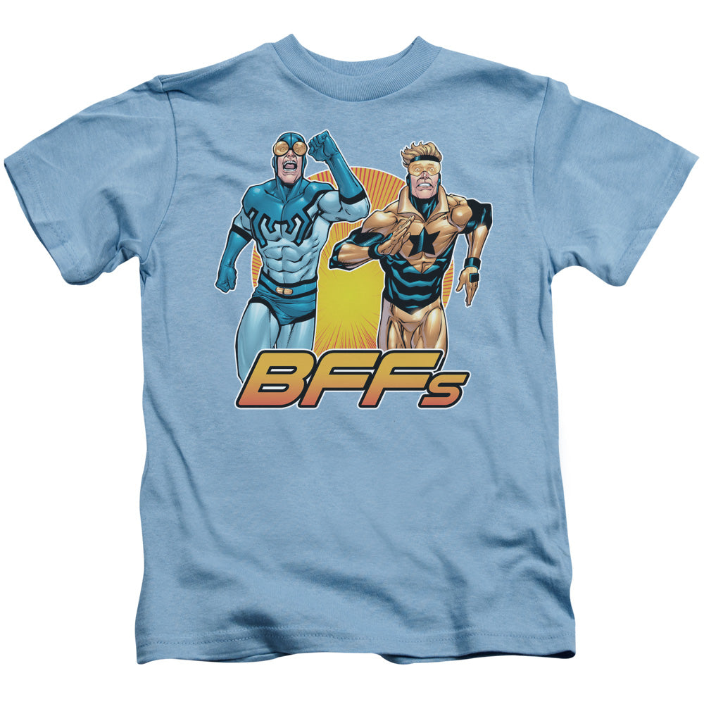Justice League Booster Beetle Bff Juvenile Kids Youth T Shirt Carolina Blue