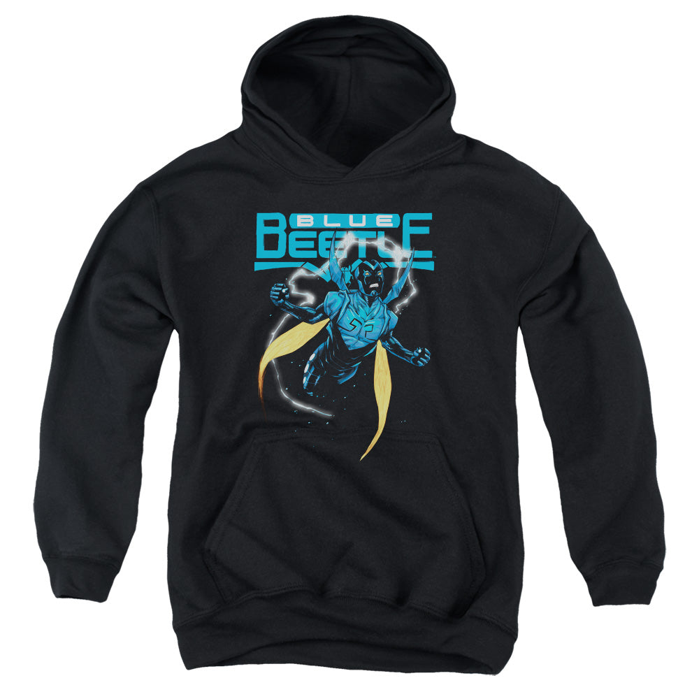 Justice League Blue Beetle Kids Youth Hoodie Black