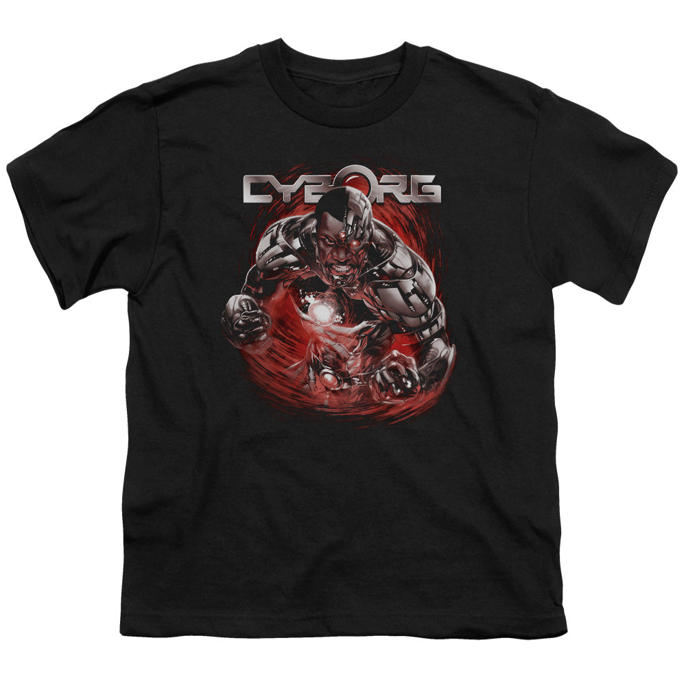 Justice League Engaged Kids Youth T Shirt Black