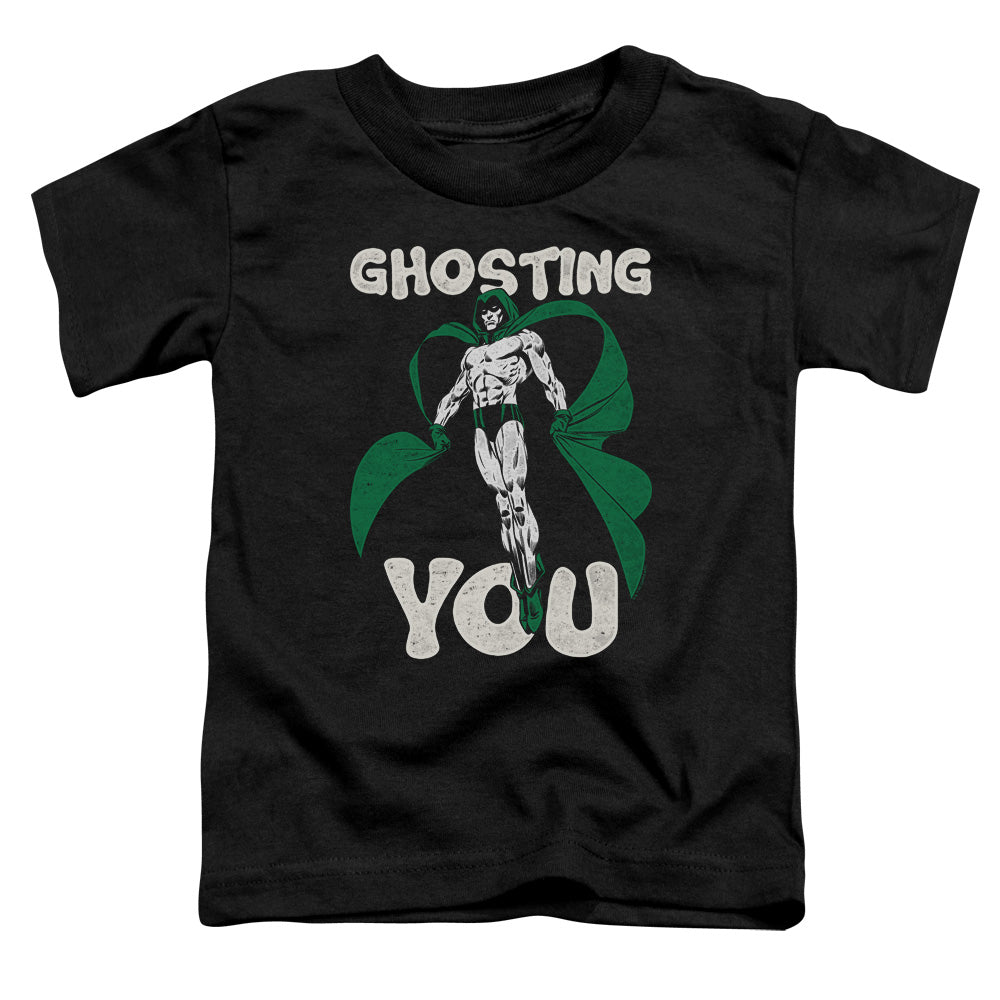 Justice League Ghosting Toddler Kids Youth T Shirt Black