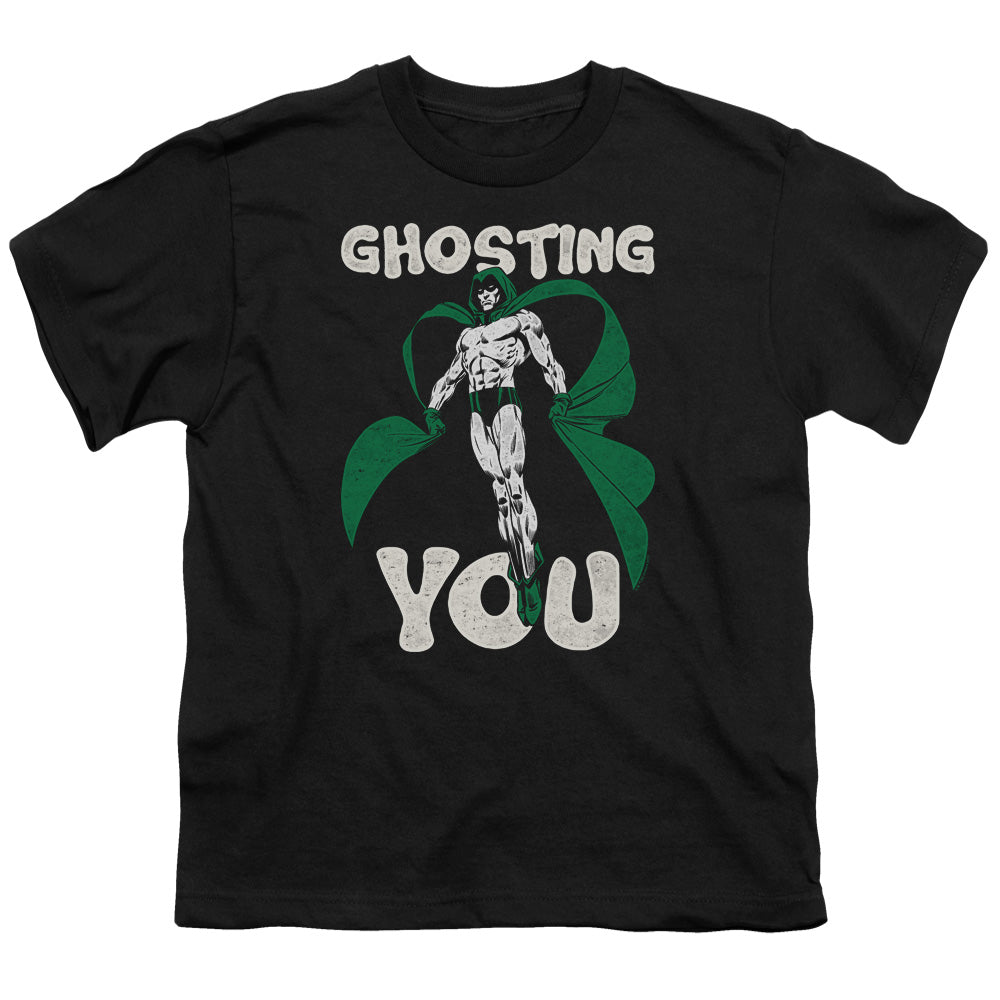 Justice League Ghosting Kids Youth T Shirt Black