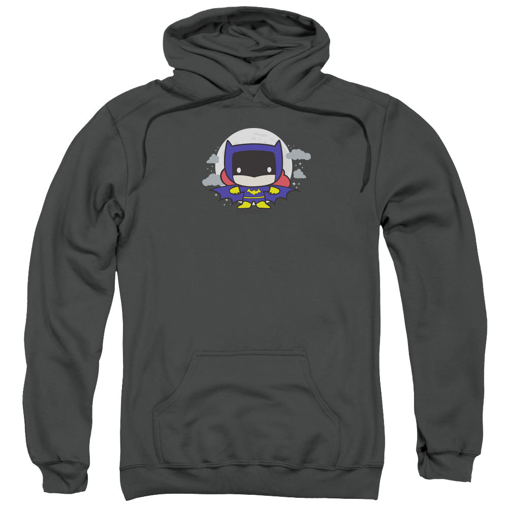 Justice League Batgirl Chibi Mens Hoodie Charcoal