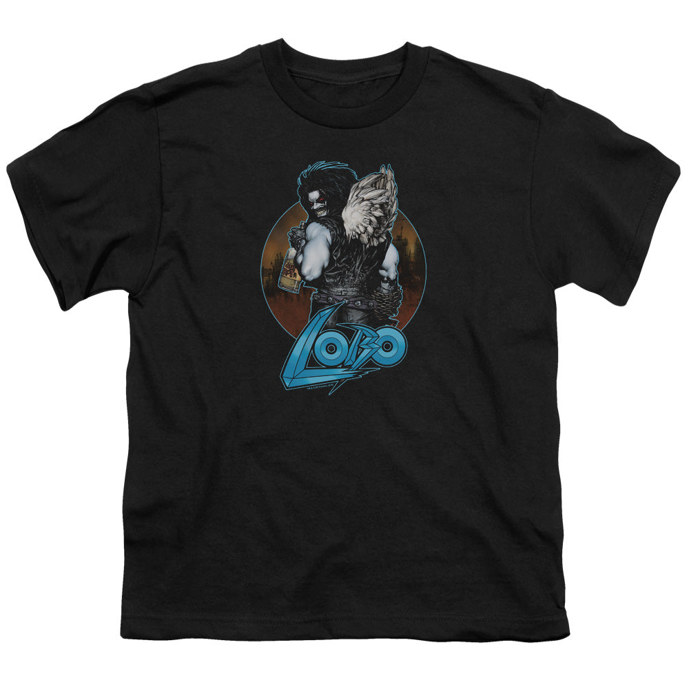 Justice League Gut Rot Kids Youth T Shirt Black