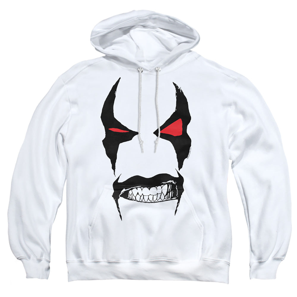 Justice League Of America Lobo Face Mens Hoodie White Officially Licensed