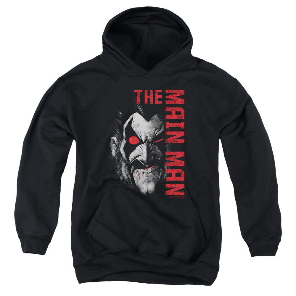 Justice League Main Man Kids Youth Hoodie Black