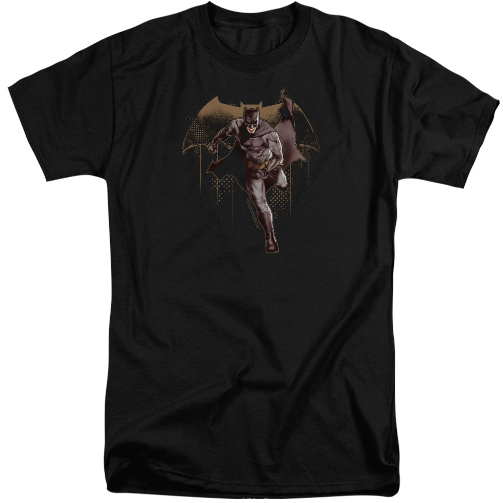 Justice League Movie Caped Crusader Mens Tall T Shirt Black