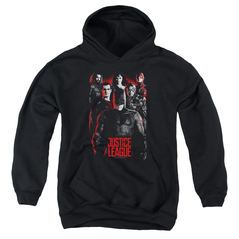 Justice League Movie the League Kids Youth Hoodie Black