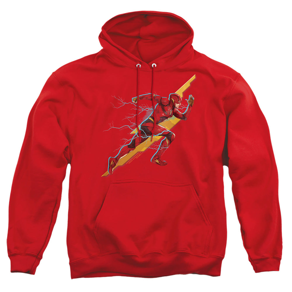 Justice League Movie Flash Forward Mens Hoodie Red Officially Licensed
