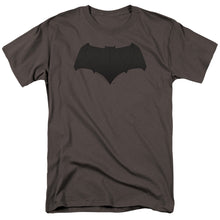 Load image into Gallery viewer, Justice League Movie Batman Logo Mens T Shirt Charcoal