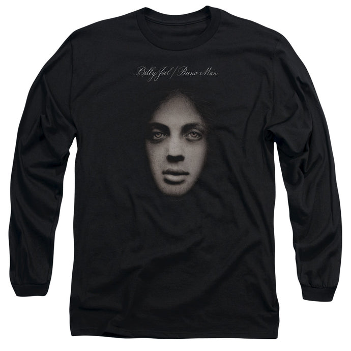 Billy Joel Piano Man Cover Mens Long Sleeve Shirt Black