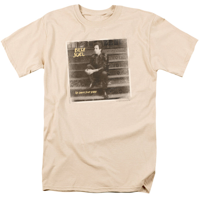 Billy Joel An Innocent Man Mens T Shirt Cream