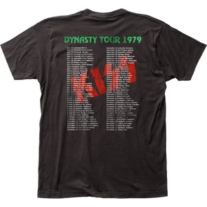 KISS Dynasty Tour Mens T Shirt Black