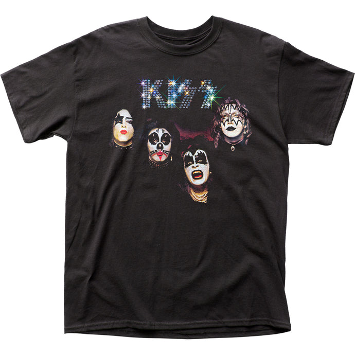 KISS Self-Titled Album Mens T Shirt Black