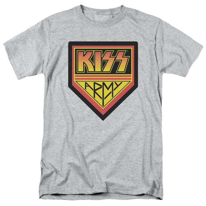 KISS Army Logo Mens T Shirt Athletic Heather