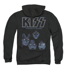Load image into Gallery viewer, KISS Creatures Of The Night Back Print Zipper Mens Hoodie Black